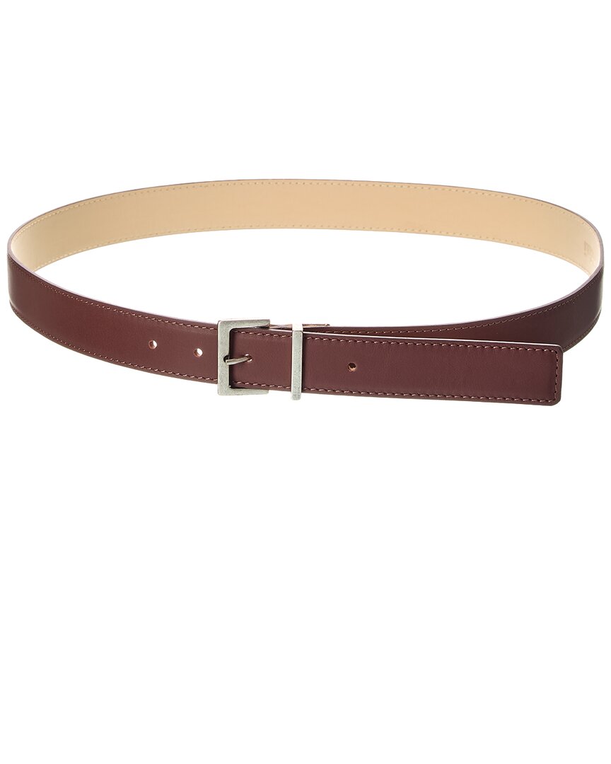 Isabella Rossetti Marina Leather Belt In Brown