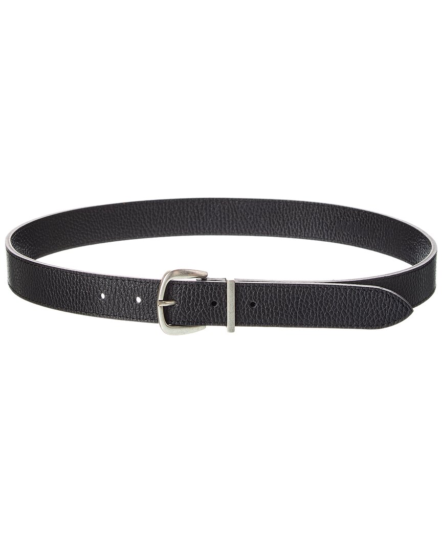 Isabella Rossetti Olivia Leather Belt In Black