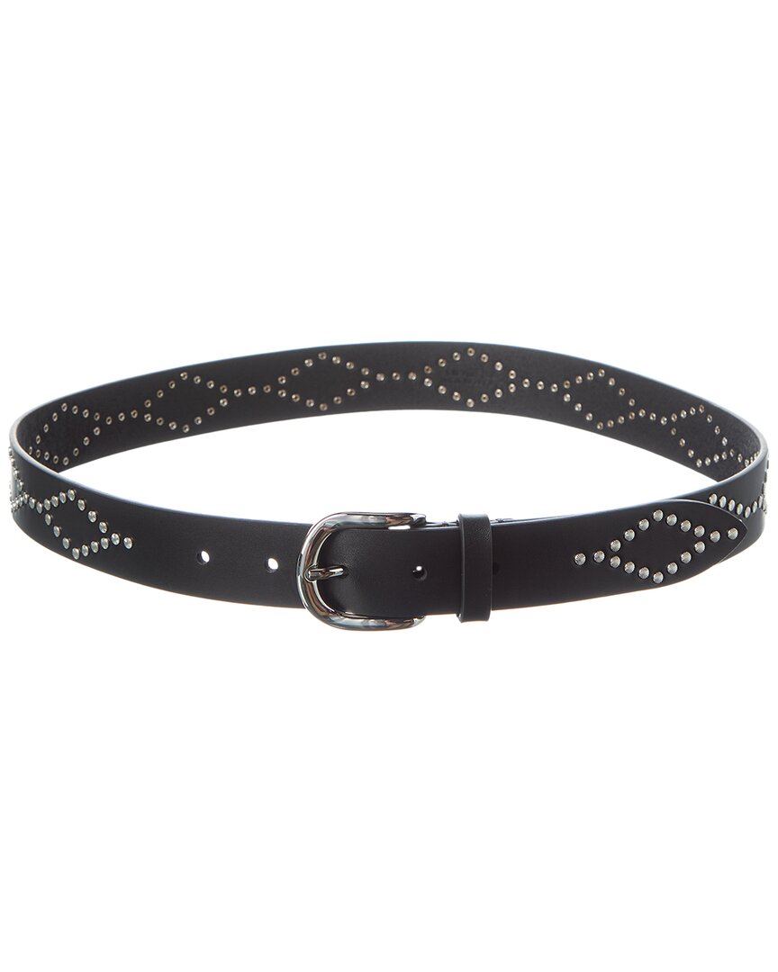 Isabel Marant Liliana Leather Belt In Black