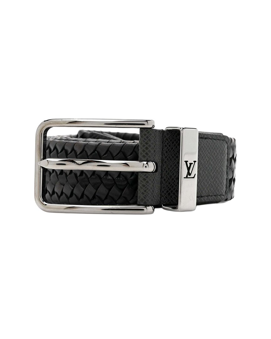 Pre-owned Louis Vuitton Braided Neuf Leather Belt