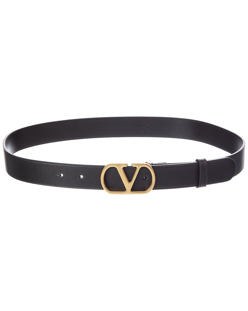 Valentino Garavani Women's Black Belt “Vlogo Signature” - Image 2