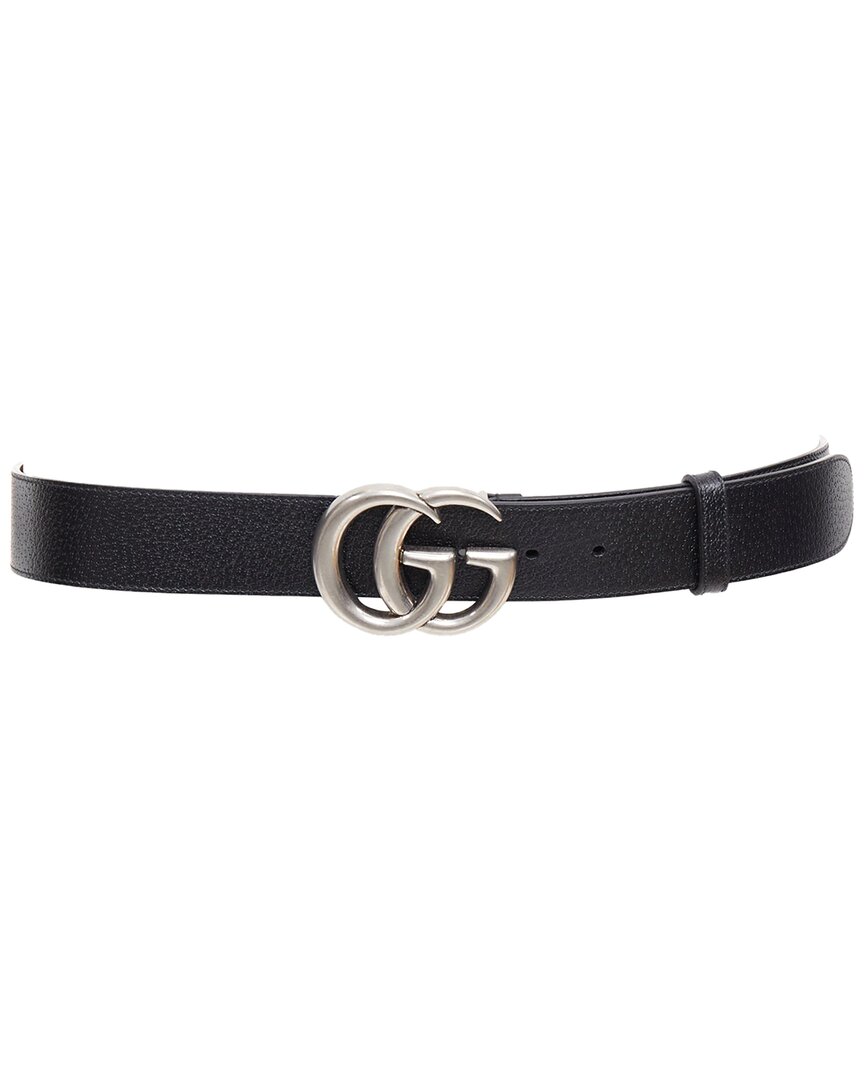 Pre-owned Gucci Monogram Wide Belt (authentic Pre-loved)