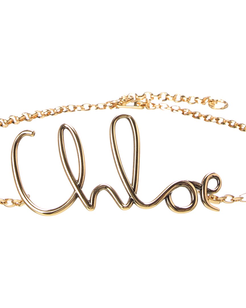 Chloé , Belts, Female, Yellow, One Size, Iconic Small Belt - Image 3