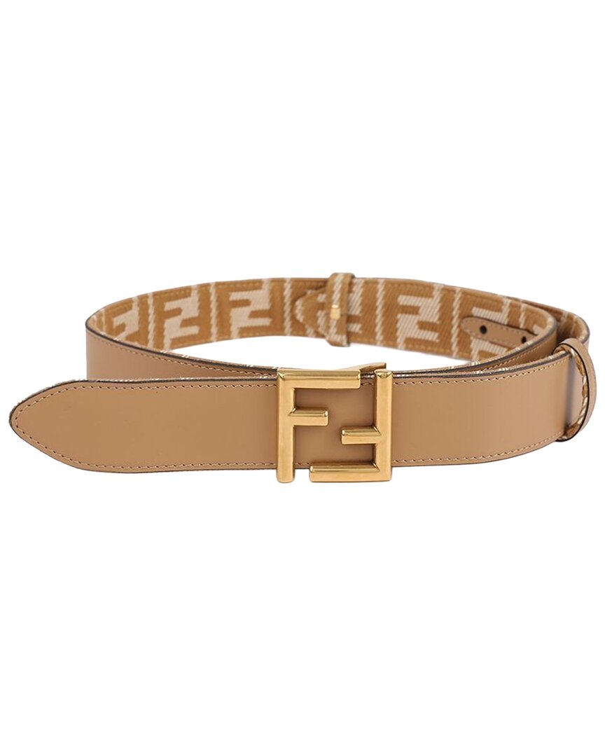 Pre-owned Fendi Reversible Belt (authentic Pre-loved)