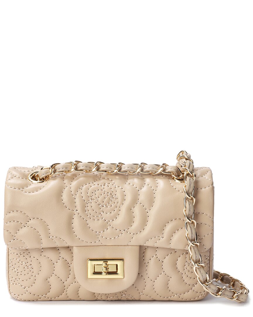 Tiffany & Fred Paris Top-Grain Quilted Crossbody/Shoulder Bag
