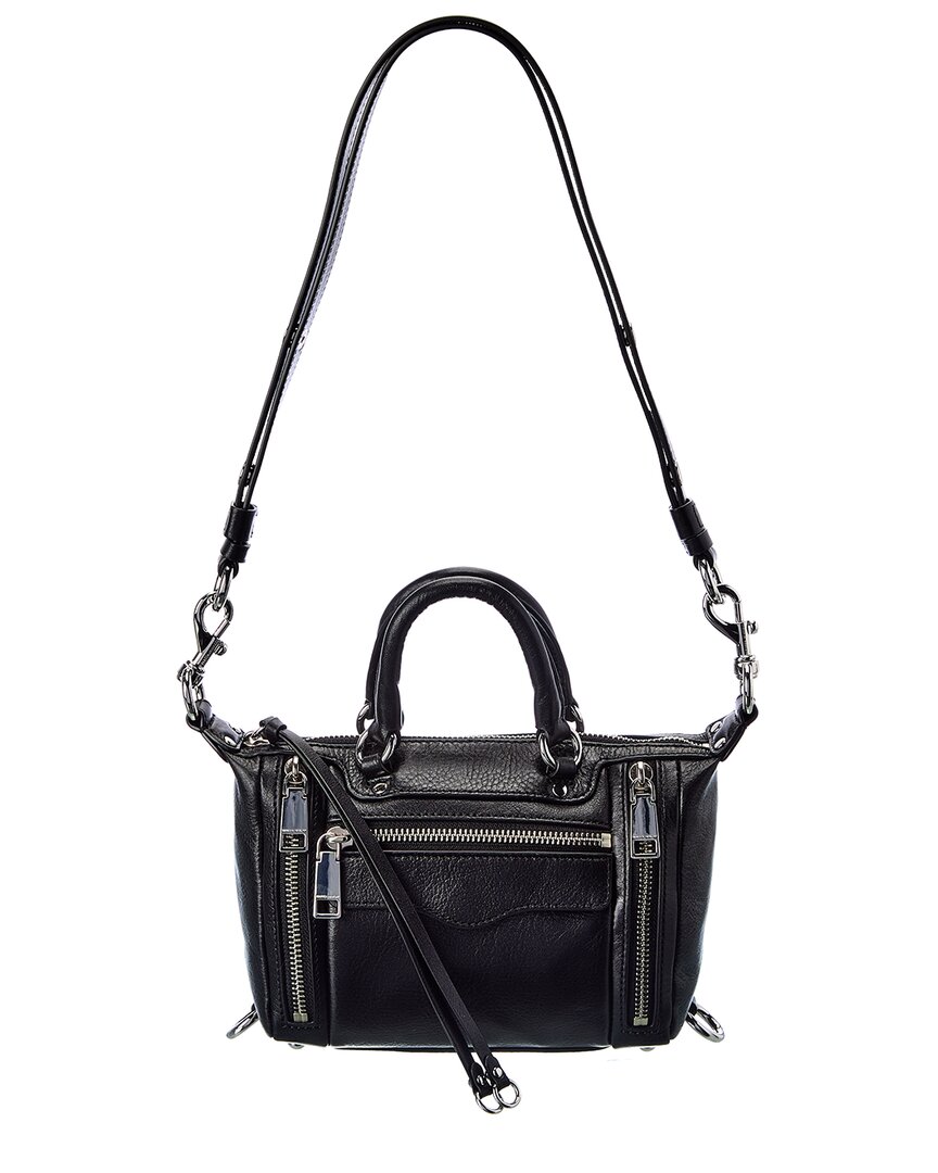 REBECCA MINKOFF M.A.B. BITTIE LEATHER SATCHEL