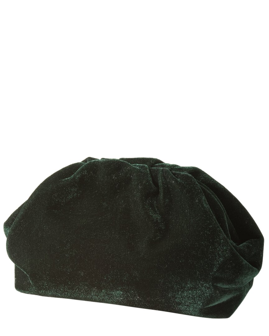 Shiraleah Chrissy Velvet Clutch In Green