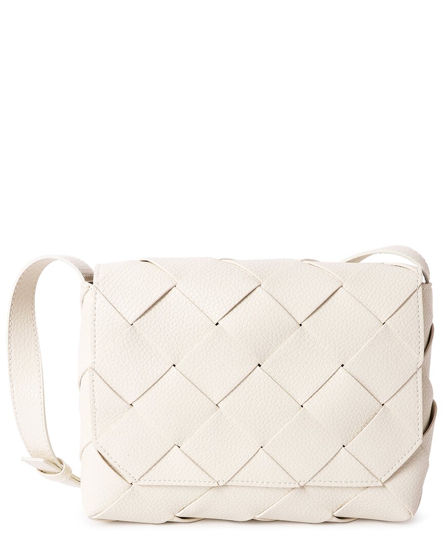TIFFANY & FRED PARIS TIFFANY & FRED PARIS HAND-WOVEN FULL-GRAIN LEATHER CROSSBODY