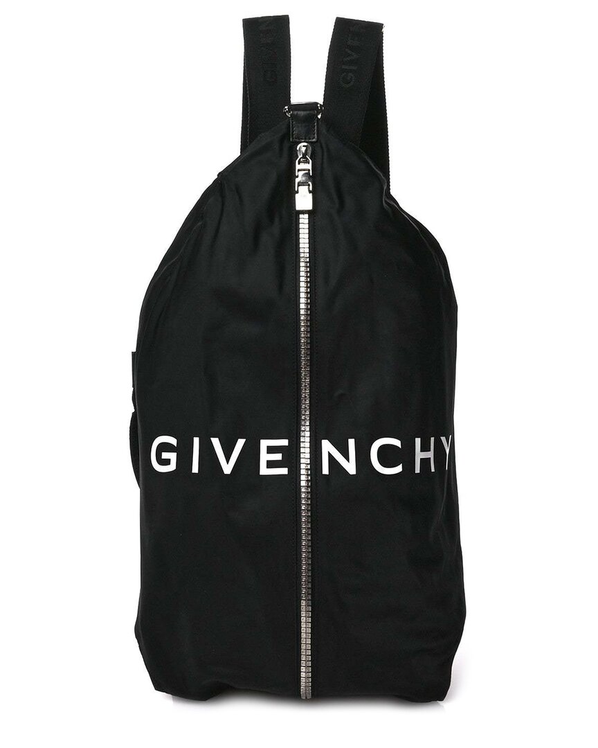 Givenchy Black Nylon G-zip Duffel Backpack (authentic Pre-loved)