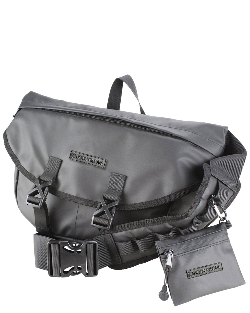 Body Glove Taluca Messenger Bag & Pouch In Black