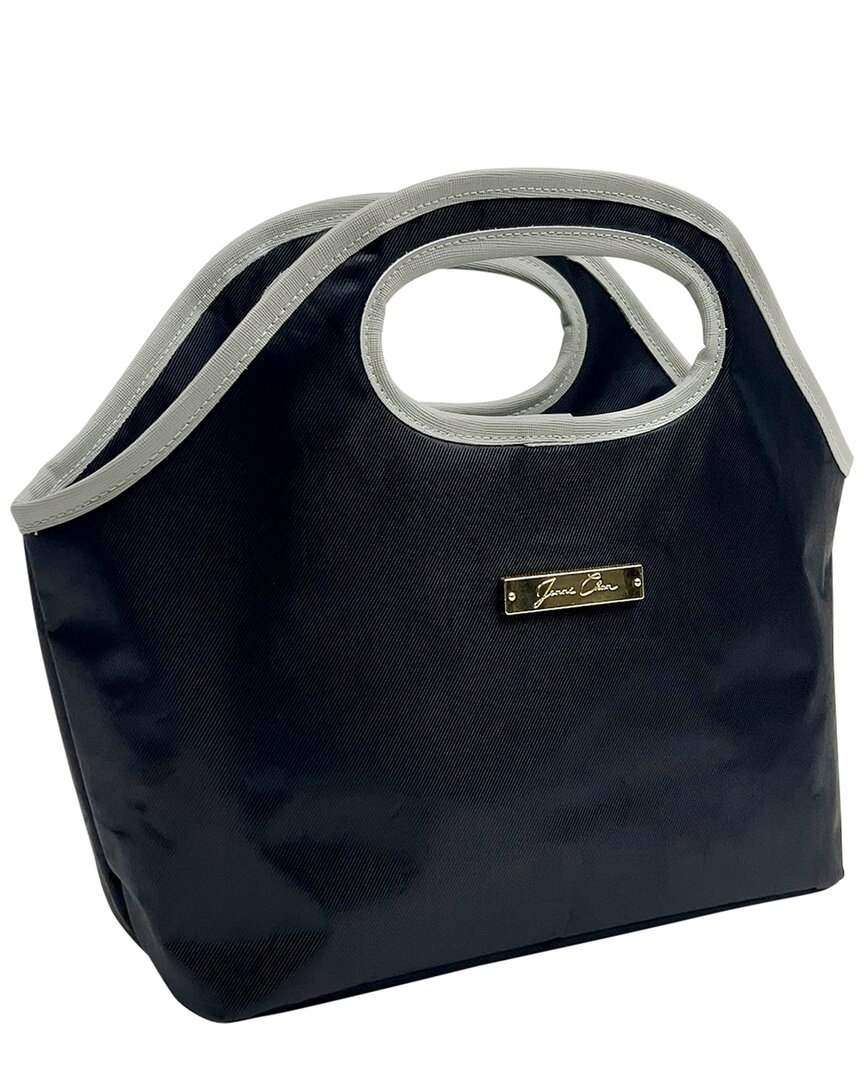 Jenni Chan Wide Top Lunch Tote In Black