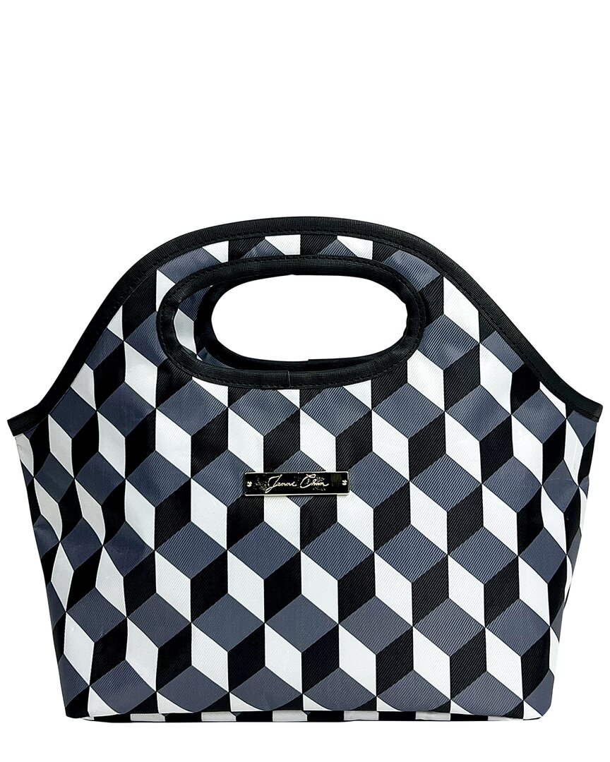 Jenni Chan Wide Top Lunch Tote In Black