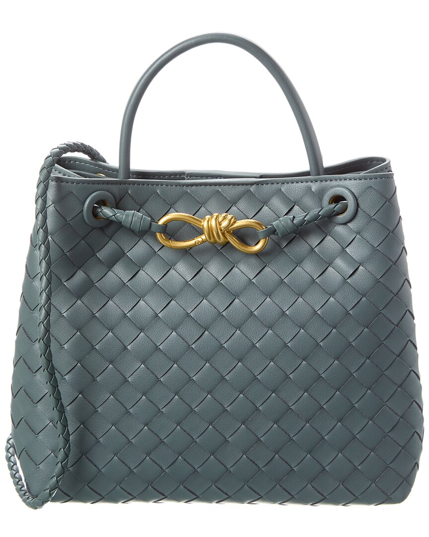 TIFFANY & FRED PARIS TIFFANY & FRED PARIS WOVEN LEATHER TOP HANDLE BAG 
