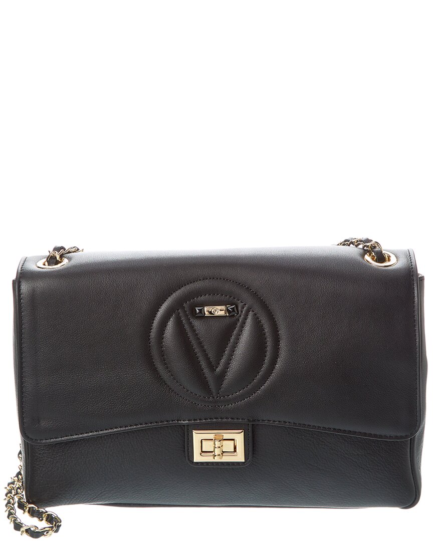 VALENTINO BY MARIO VALENTINO VALENTINO BY MARIO VALENTINO POSH SIGNATURE LEATHER SHOULDER BAG
