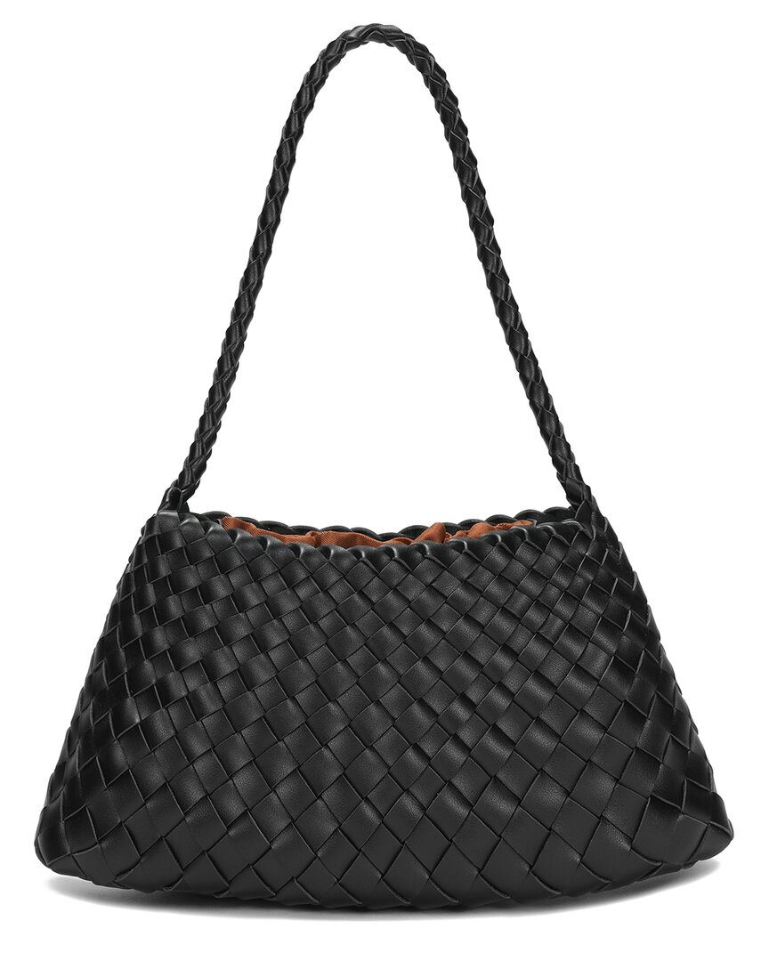 Tiffany & Fred Paris Hand-woven Leather Shoulder Bag