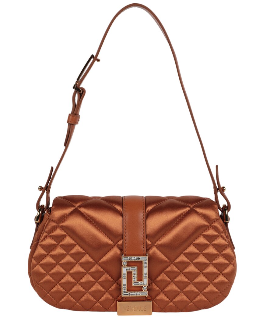 Versace Satin & Leather Mini Bag