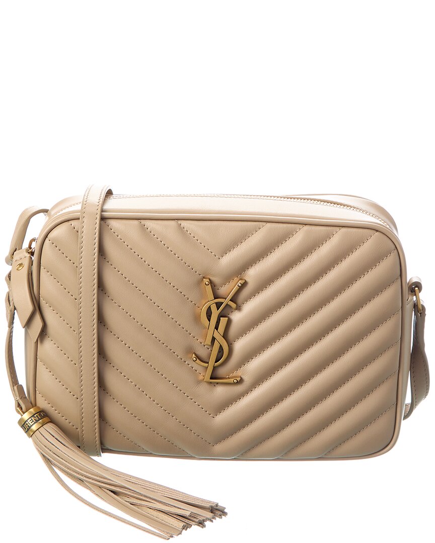 SAINT LAURENT LOU LEATHER CAMERA BAG
