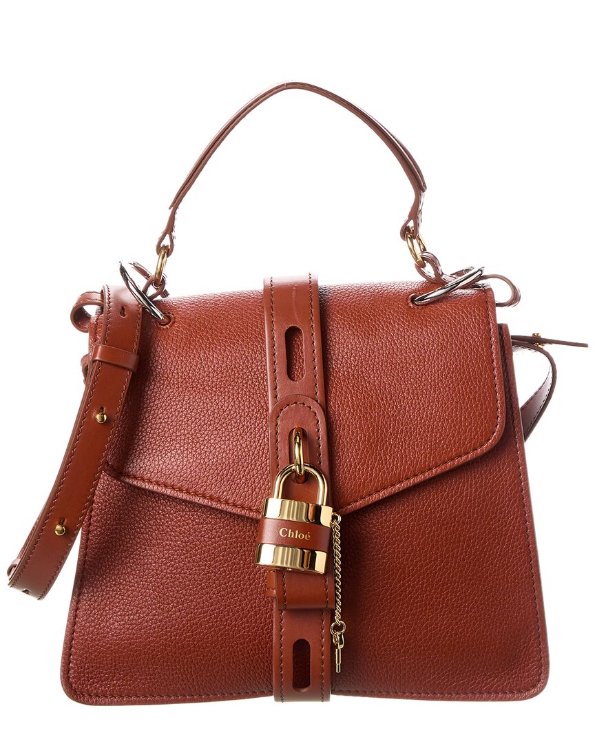 CHLOÉ CHLOÉ ABY DAY MEDIUM LEATHER SHOULDER BAG (AUTHENTIC PRE-LOVED)