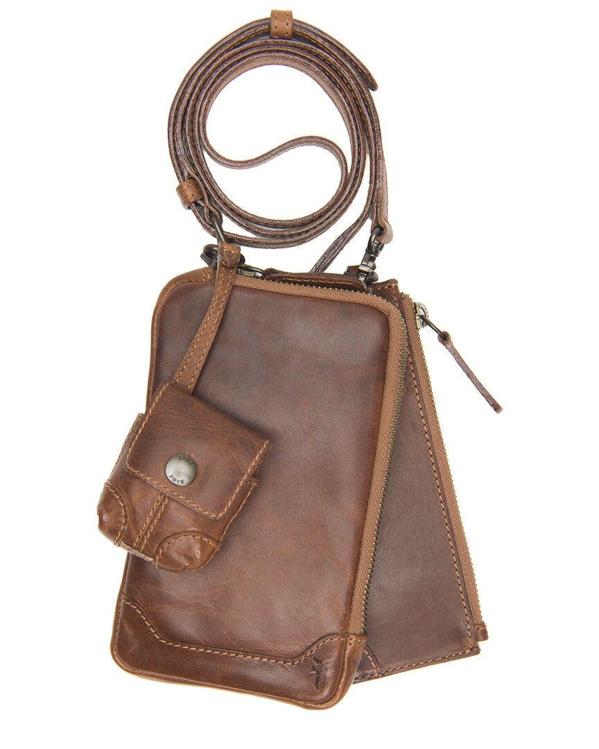 Frye Melissa 3-in-1 Leather Crossbody In Brown