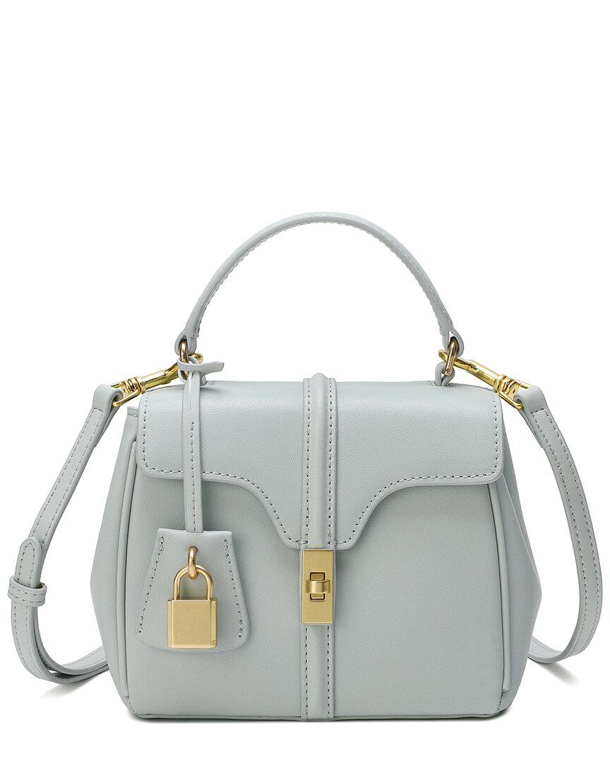 Tiffany & Fred Paris Smooth Leather Top Handle Crossbody