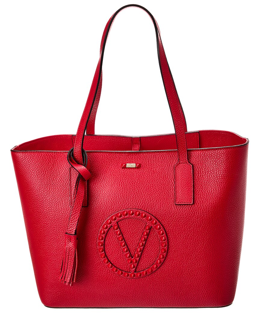 VALENTINO BY MARIO VALENTINO VALENTINO BY MARIO VALENTINO SOHO ROCK LEATHER TOTE 