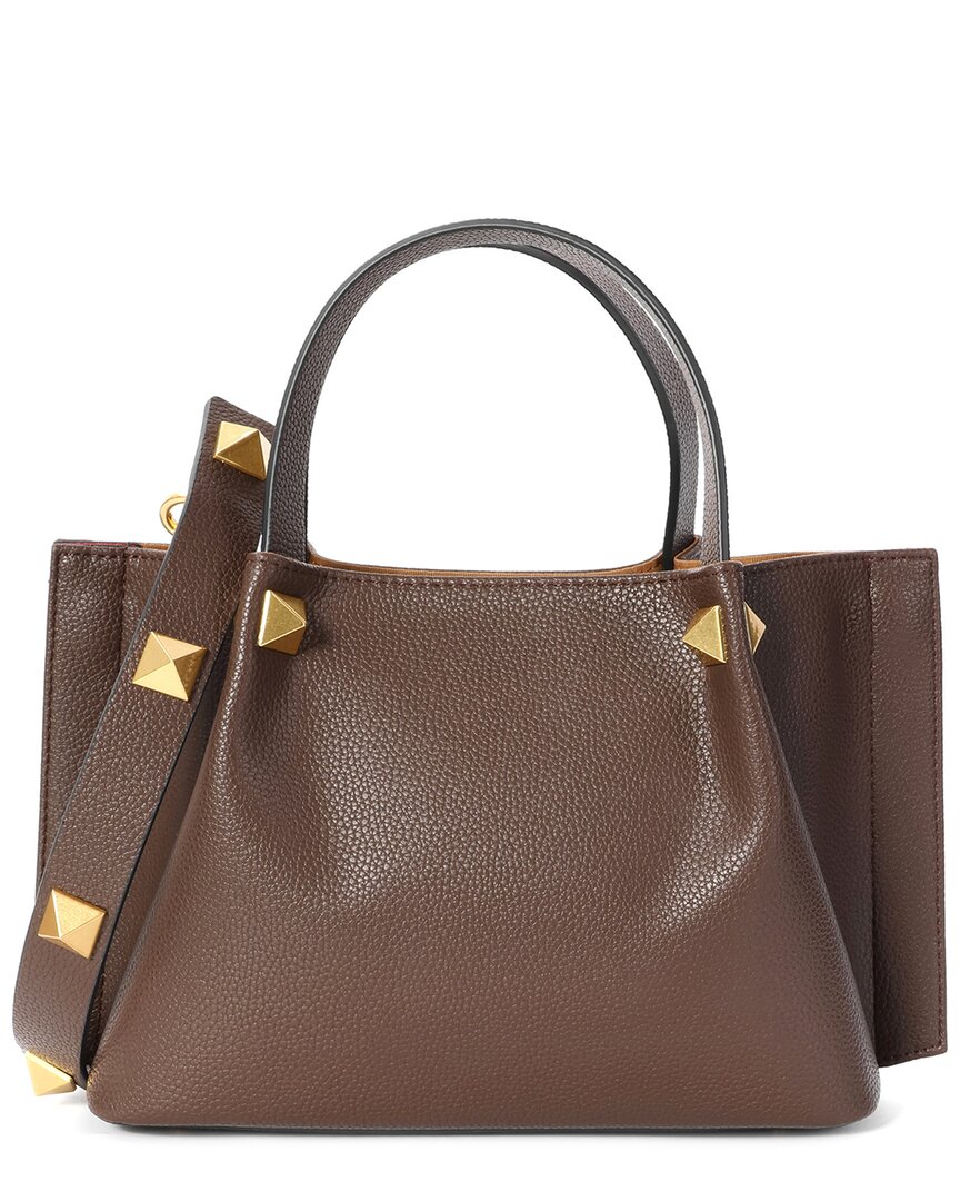 TIFFANY & FRED PARIS TIFFANY & FRED PARIS FULL-GRAIN LEATHER TOP HANDLE SHOULDER BAG