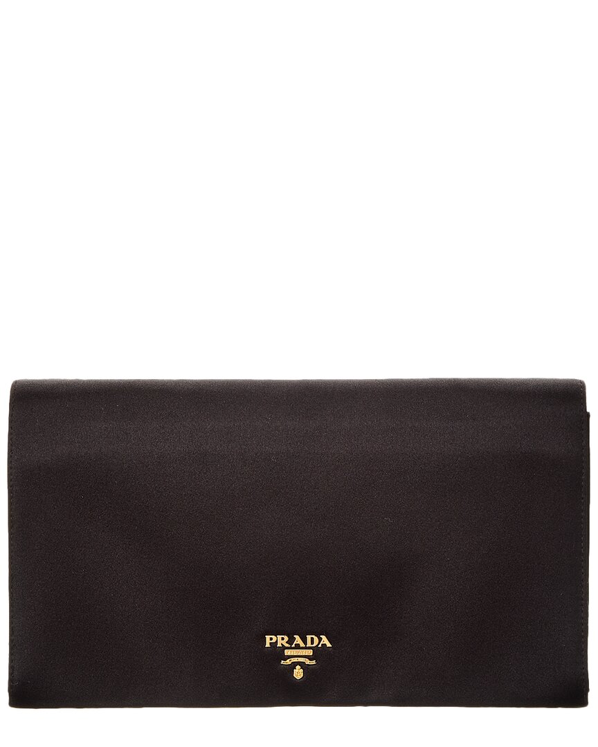 Prada Black Jeweled Nylon Shopper (authentic )