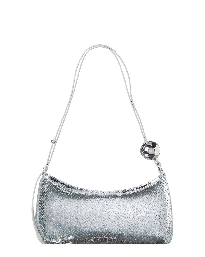 Jacquemus Le Bisou Perle Python-embossed Leather Hobo Bag