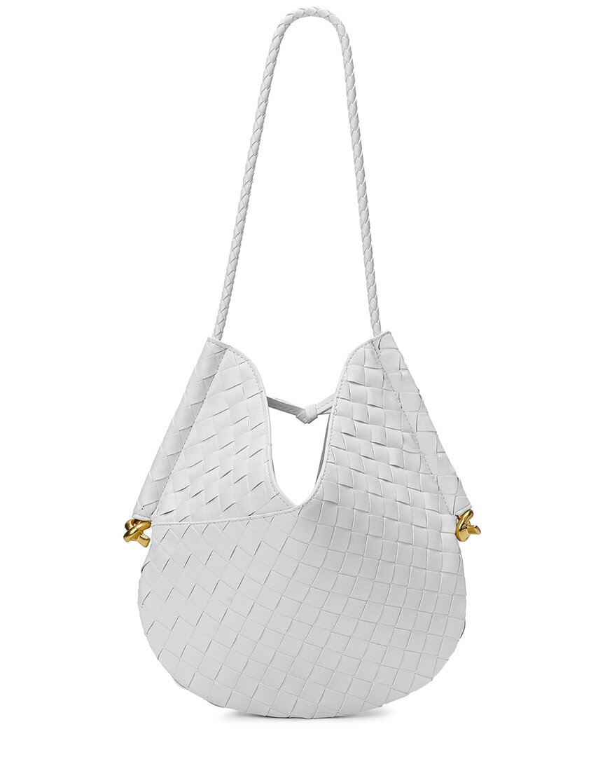 Tiffany & Fred Woven Leather Hobo Bag