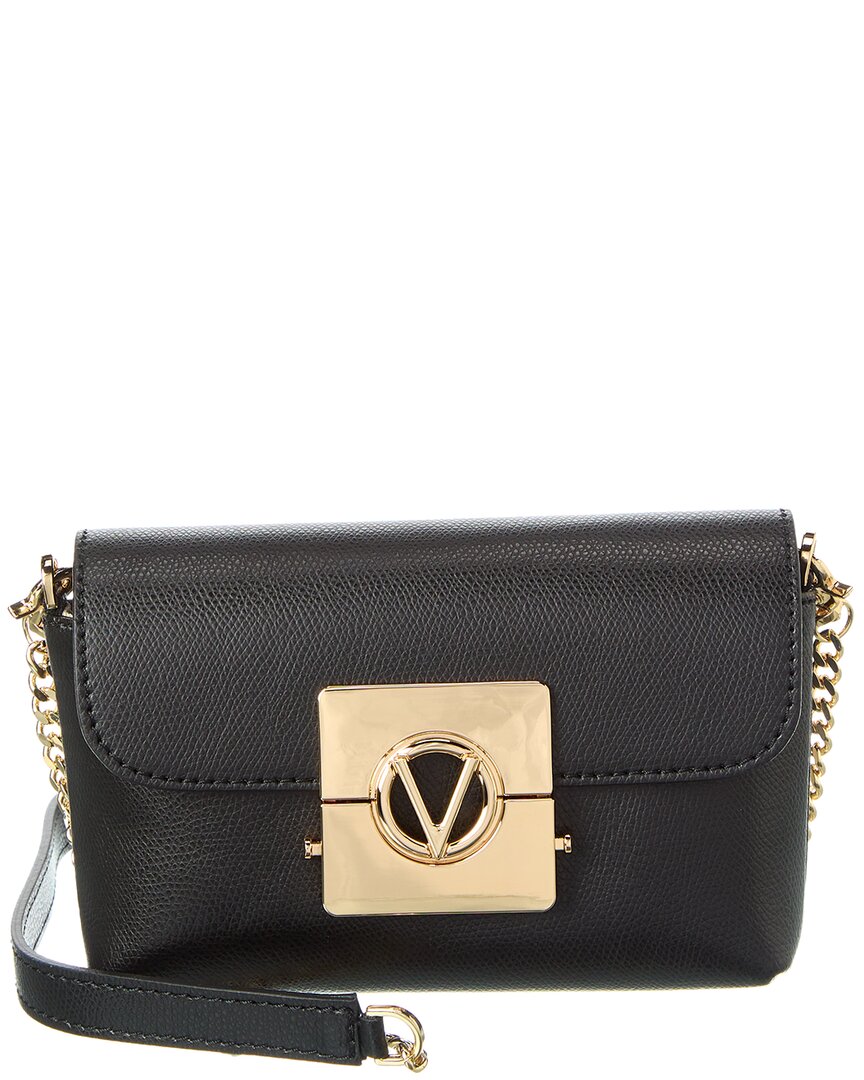 Valentino By Mario Valentino Lilou Bonbonniere Leather Crossbody In Black