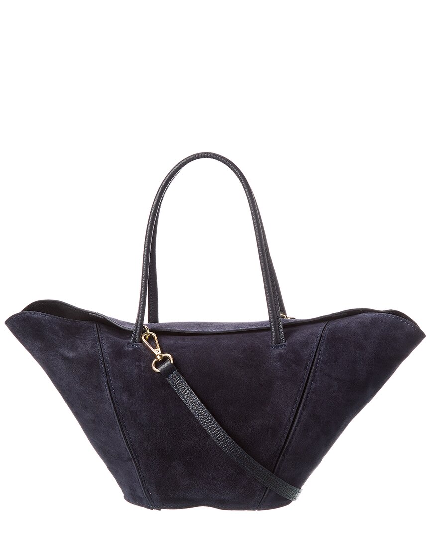 Persaman New York Ally13 Suede Tote In Blue