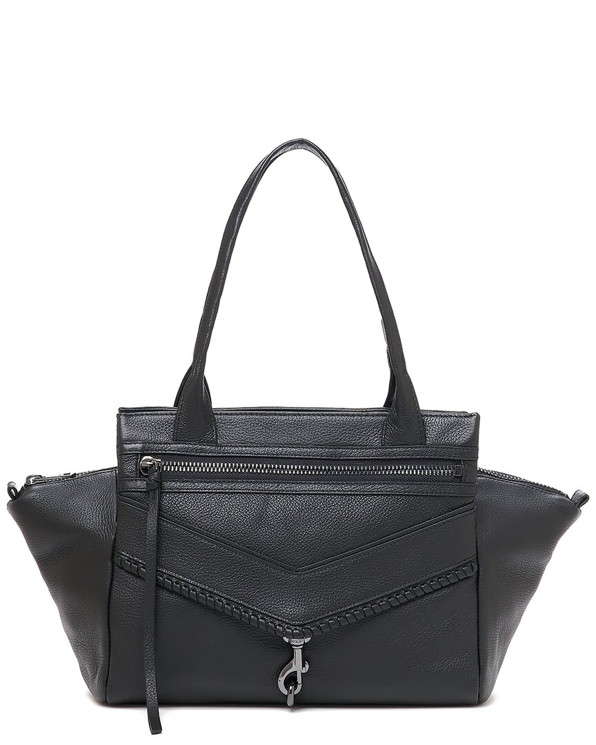 Botkier Trigger Leather Satchel In Black