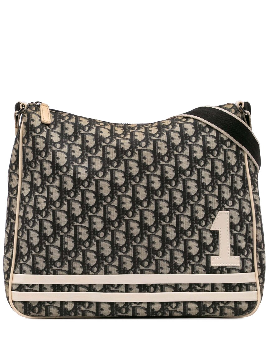 Dior Black Canvas Issimo Trotter Crossbody (authentic Pre-loved)