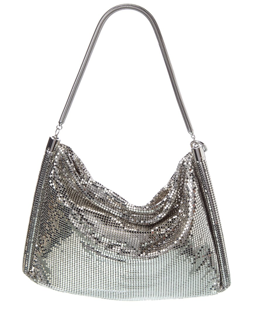 Rabanne Paco Shoulder Bag In Silver