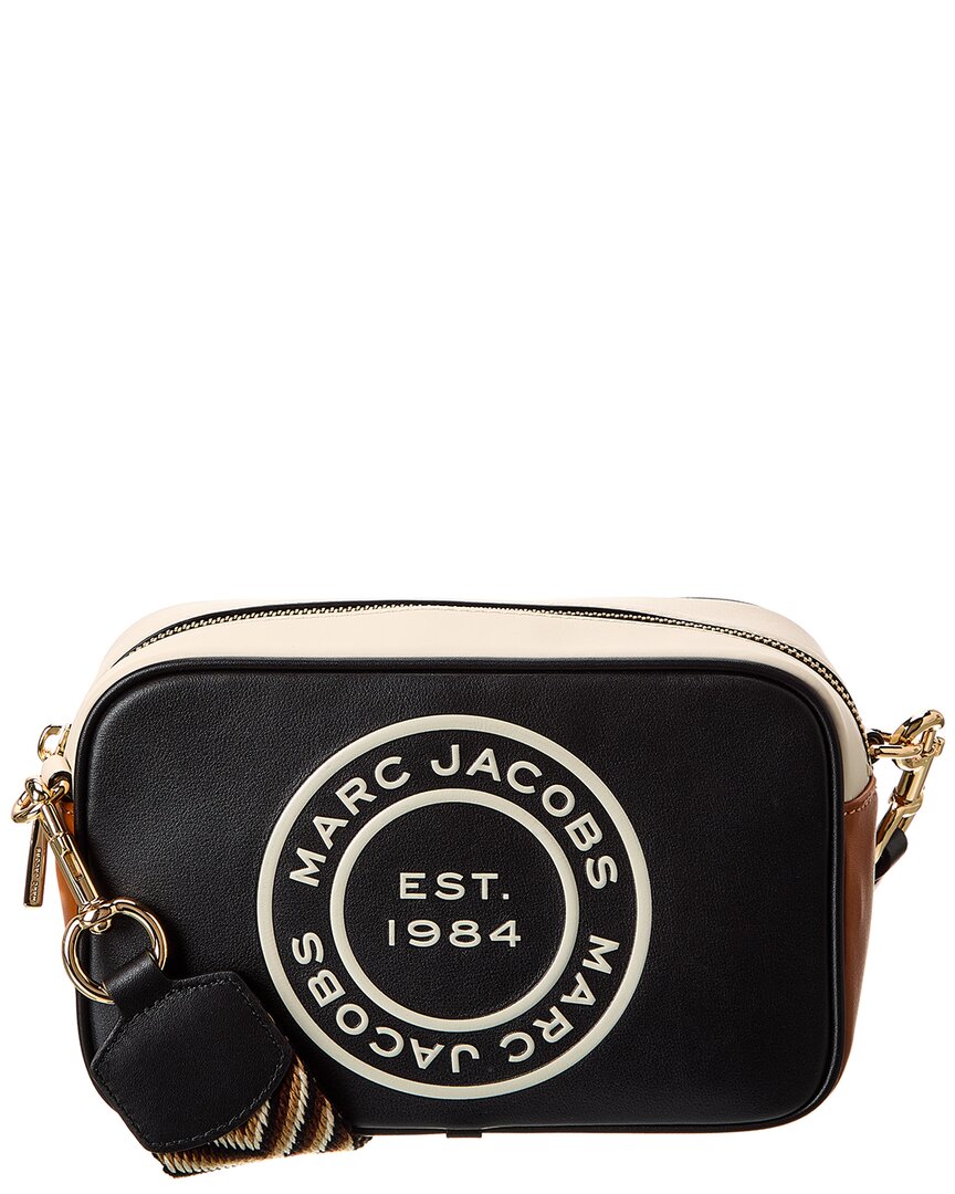 Marc Jacobs Flash Leather Crossbody In Black