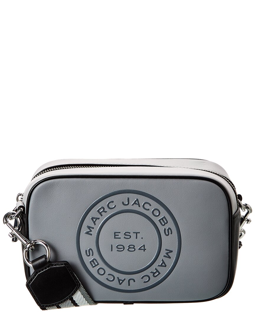 Marc Jacobs Flash Leather Crossbody In Grey