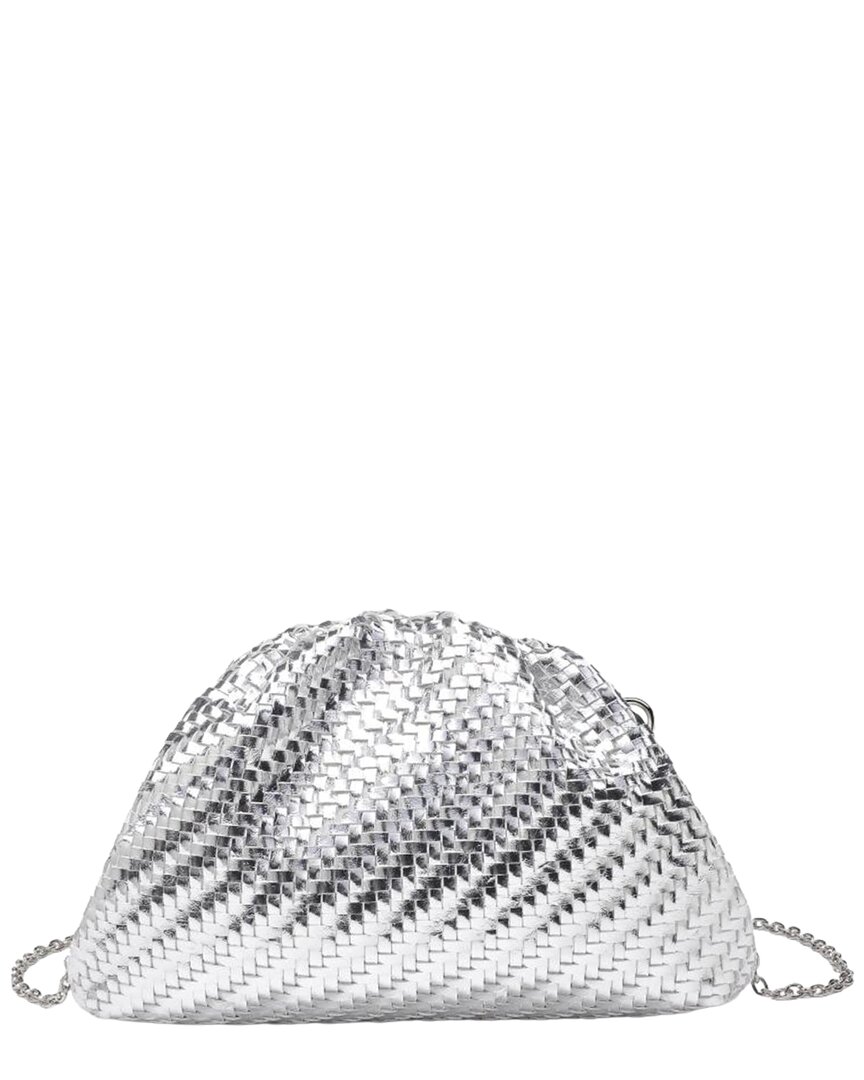 Moda Luxe Serena Clutch In Silver