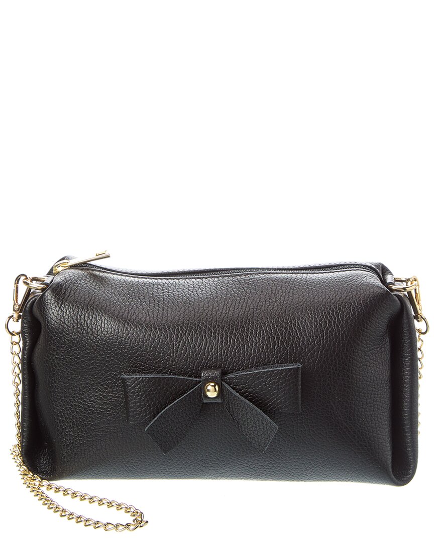 Persaman New York Gigi Leather Shoulder Bag In Black