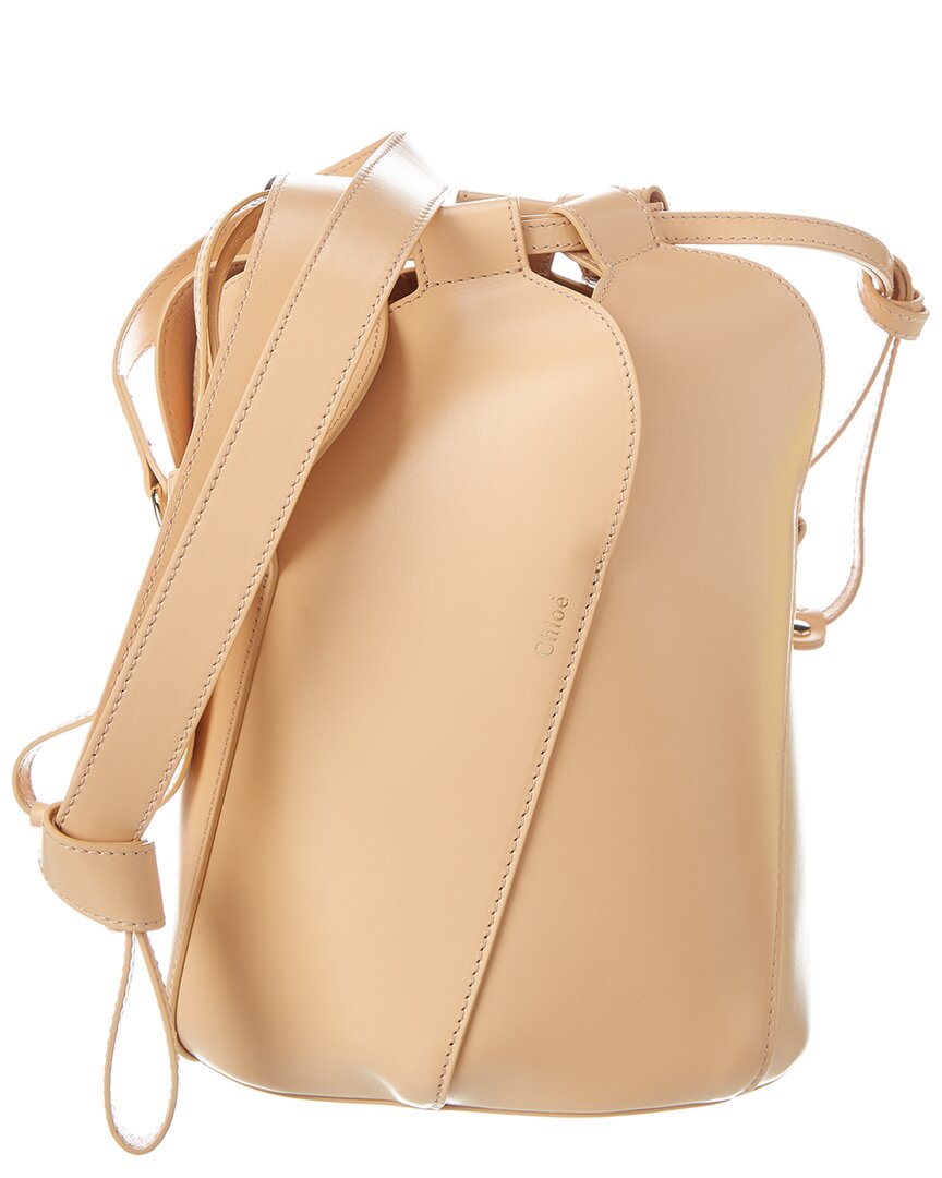 Chloé Small Leather Tulip Bucket Bag