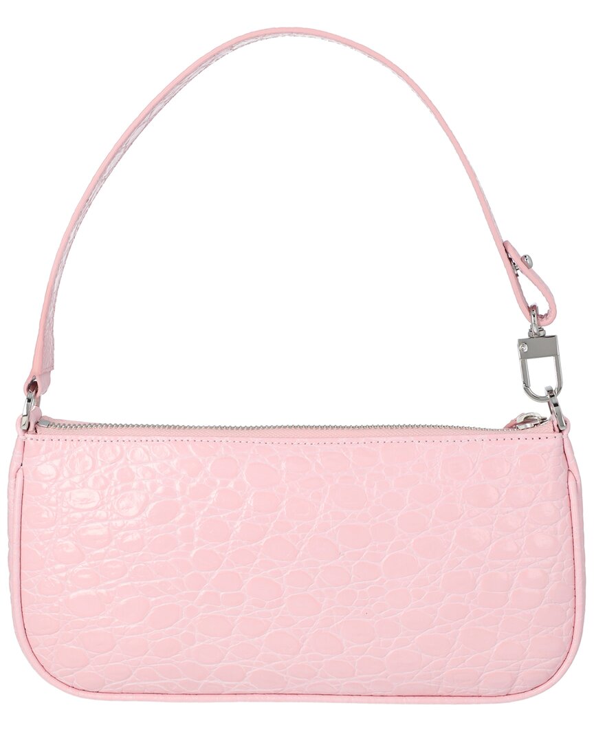 By Far Rachel Leather Shoulder Bag In Pink | ModeSens