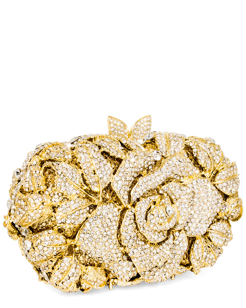 Aquaswiss Aqs Flower Crystal Clutch In Nocolor
