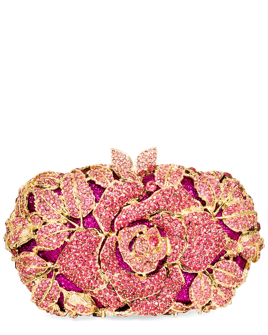 Aquaswiss Aqs Flower Crystal Clutch In Nocolor