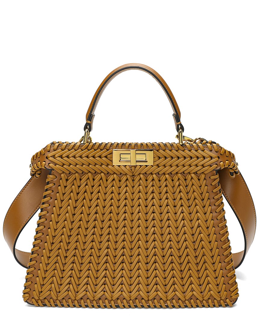 Tiffany & Fred Paris Leather Satchel In Brown