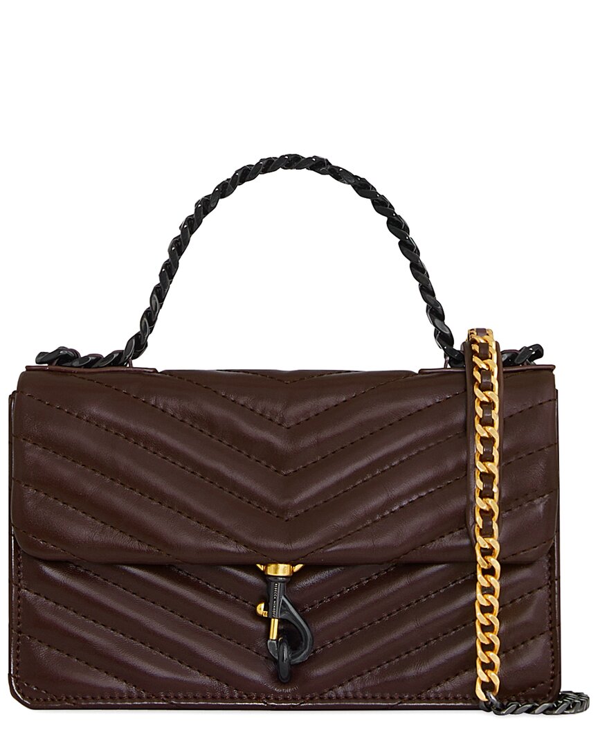 REBECCA MINKOFF REBECCA MINKOFF EDIE CHEVRON QUILTED LEATHER CROSSBODY