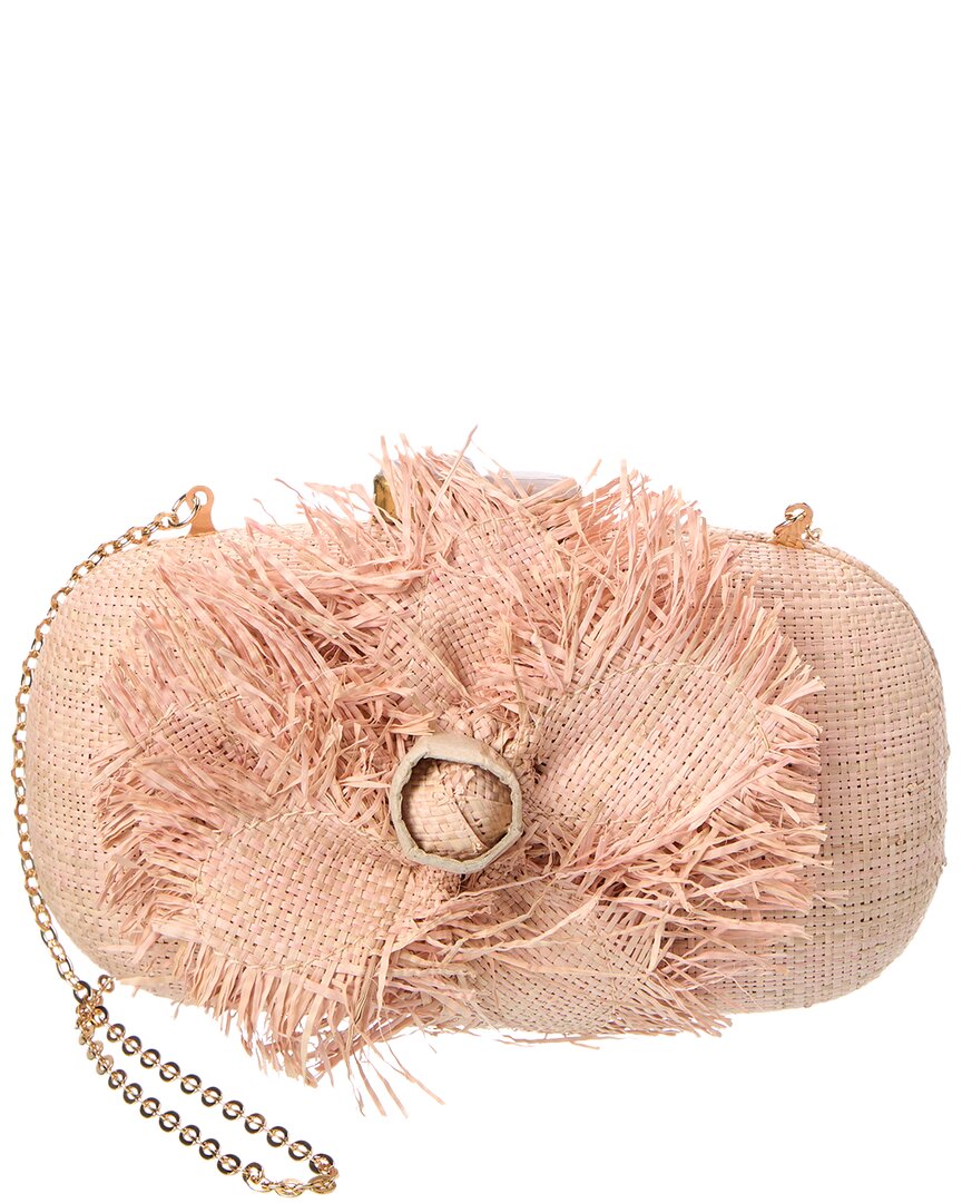 Pamela Munson La Fleur Fringe Clutch