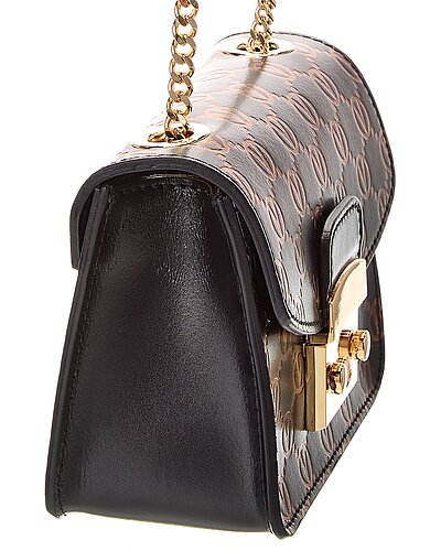 Bijou Monogram Leather Crossbody