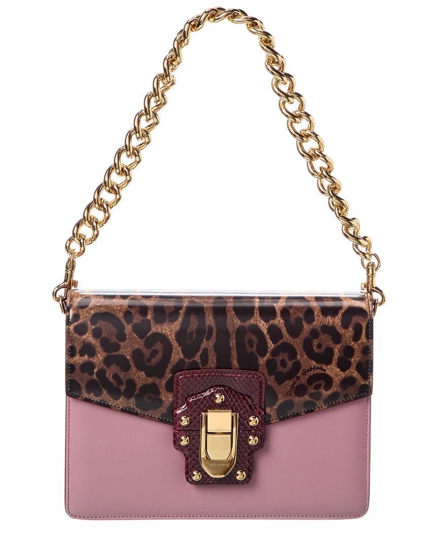 Dolce & Gabbana Lucia Medium Leather Shoulder Bag