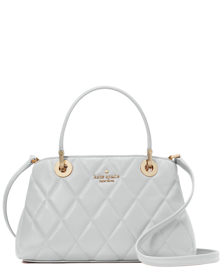 Shop Kate Spade New York Carey Smooth Quilted Small Leather Satchel