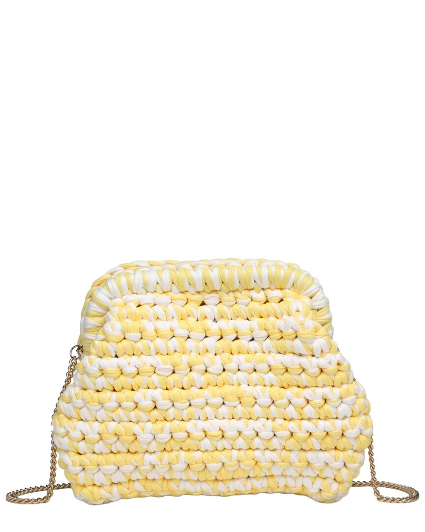 Moda Luxe Raya Clutch In Yellow