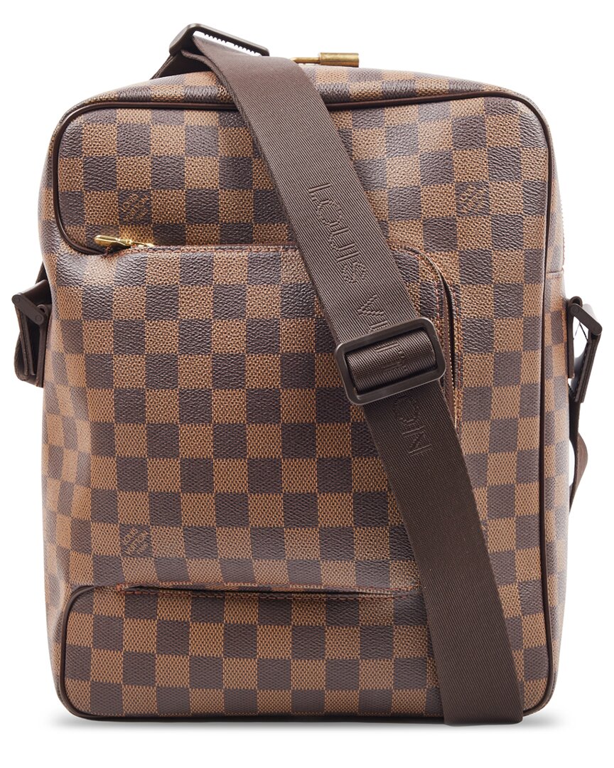 Pre-owned Louis Vuitton Olav Mm Canvas Messenger Bag
